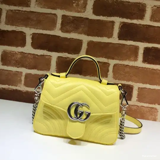 Hyperpeter bag top Marmont GUCCI GG handle mini 0627